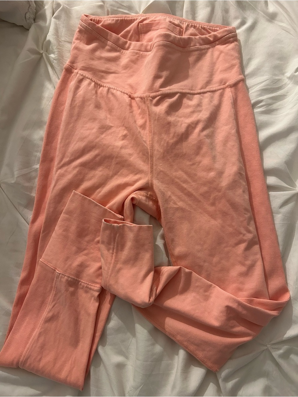 Womens Peach Seamless Active Leggings